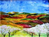 65 - Apple Blossom in May - Mixed Media - Liz Symonds.JPG